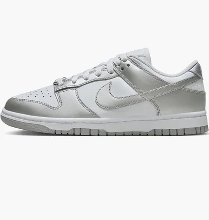 Кроссовки женские Nike Dunk Low Metallic/White FV1311-100