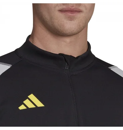Кофта мужская Adidas Long-Sleeve T-Shirt Tiro23 C Tr Top Black/Grey HU1307