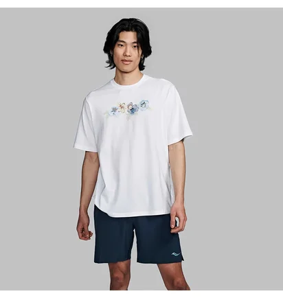 Футболка унисекс Saucony Recovery Short Sleeve White SAU800050-SUM3