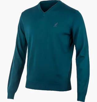 Свитшот унисекс AUSTRALIAN Sweater Merinos V Neck Turquoise LSUMA0009-320