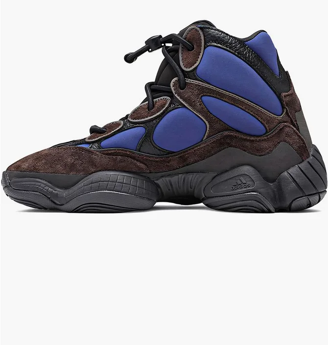 Черевики чоловічі Adidas Yeezy 500 High Brown/Blue FY4269