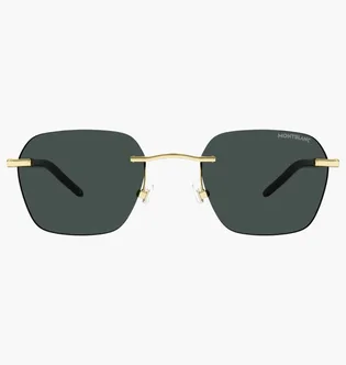 Солнцезащитные очки мужские MONT BLANC Grey/Gold MB0270S-001-51