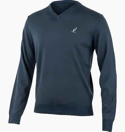 Свитшот мужской AUSTRALIAN Sweater Merinos V Neck Blue LSUMA0009-061