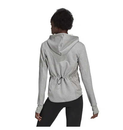 Толстовка жіноча Adidas Designed To Move Full-Zip Hoodie Grey H10177