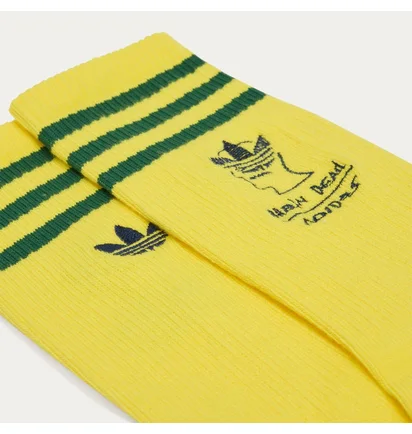 Носки Adidas X Brain Dead Yellow JN7154