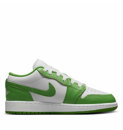 Кроссовки детские Air Jordan 1 Low Se Green/White HF4779-100