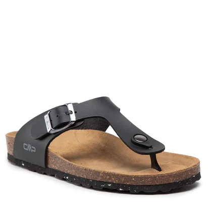 Тапочки женские Cmp Eco Mymosa Wmn Flip Flop Black/Brown 3Q91036-U901