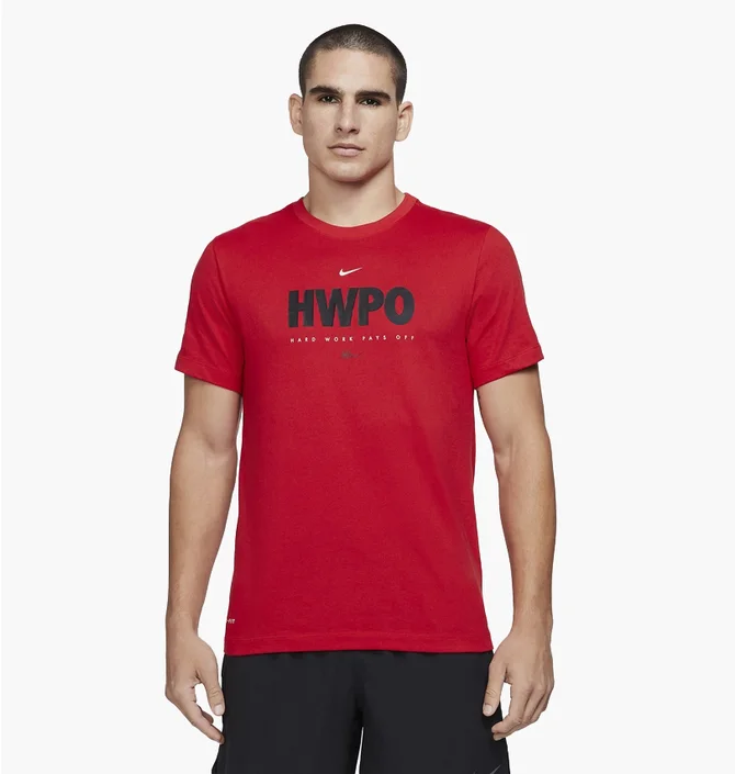 Футболка чоловіча Nike Mens Training T-Shirt Red Da1594-657
