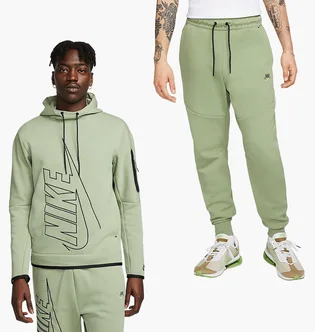 Спортивный костюм мужской Nike Tech Fleece Green DX0577-386__DX0581-386