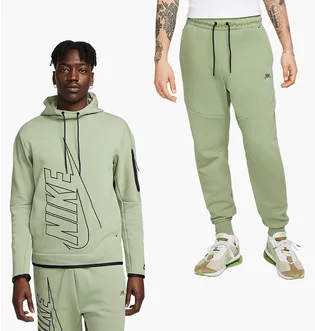 Спортивный костюм мужской Nike Tech Fleece Green DX0577-386__DX0581-386
