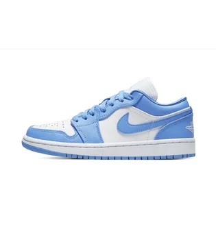 Кроссовки женские Air Jordan 1 Low Wmns White/Light Blue AO9944-441
