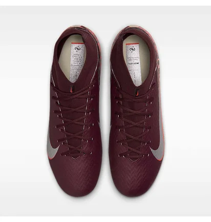 Бутси унісекс Nike Zm Superfly 10 Acdmy Fg/Mg Bordo IO8441-661