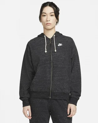 Толстовка жіноча Nike Sportswear Gym Vintage Black Dm6386-010