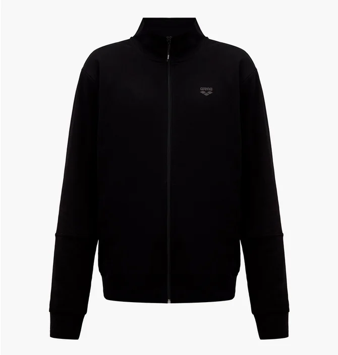 Кофта мужская Arena Unbrushed F/Z Jacket Black 007673-500