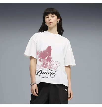 Футболка жіноча Puma Street Glam Oversized White 637069-02