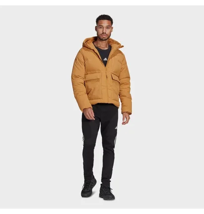 Куртка мужская Adidas Sportswear Big Baffle Down Jacket Brown Hn9932