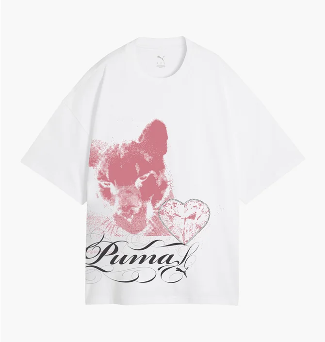 Футболка жіноча Puma Street Glam Oversized White 637069-02