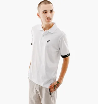 Поло чоловіче AUSTRALIAN Logos Polo Pique El R-Fit White LSUPO0063-002