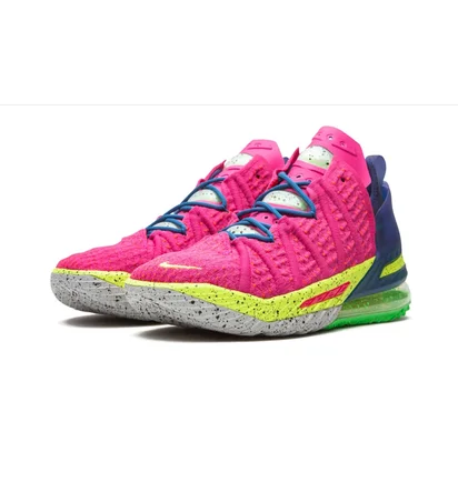 Кросівки унісекс Nike Lebron 18 Pink DB8148-600