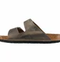 Тапочки чоловічі BIRKENSTOCK Arizona Oiled Leather Footbed Sandals Grey 1019313
