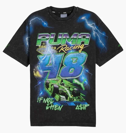 Футболка чоловіча Puma A$Ap Rocky Bolt T-Shirt Black 632010-01