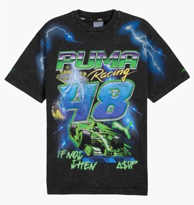 Футболка чоловіча Puma A$Ap Rocky Bolt T-Shirt Black 632010-01