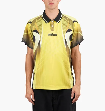 Поло мужское Metalwood Studio Turbo Polo Gold MWS24-04-05-HVS