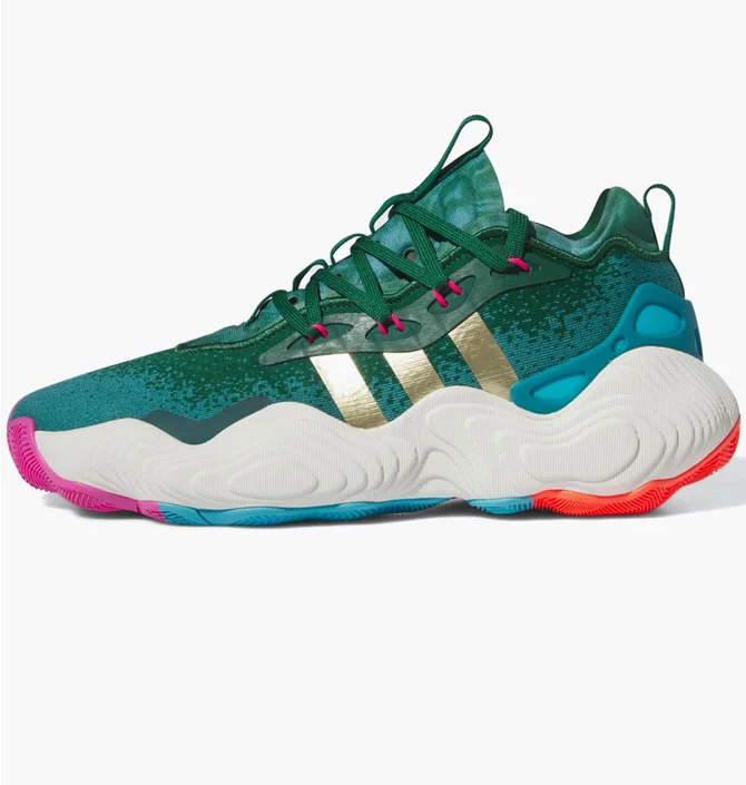 Кроссовки унисекс Adidas Trae Young 3 Basketball Shoes Turquoise IE9301