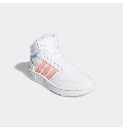 Кроссовки детские Adidas Hoops Mid Shoes White Gw6110