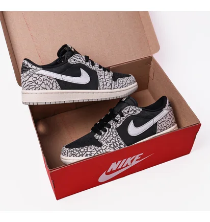 Кроссовки мужские Air Jordan Air 1 Low Og Shoes Grey/Black CZ0790-001