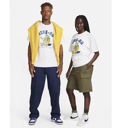 Футболка унісекс Nike T-Shirt Sb White FJ1165-100
