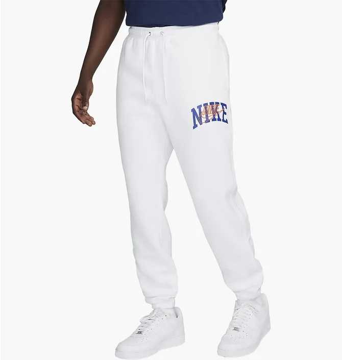Штаны мужские Nike Club Fleece Cuffed Pants White FV4453-100