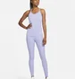 Легінси жіночі Nike Swoosh Run Leggings Light Blue DM7767-569