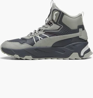 Кроссовки унисекс Puma Trinity Mid Hybrid L Black/Grey 393985-10