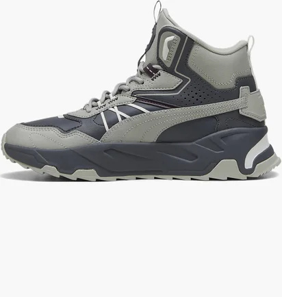 Кроссовки унисекс Puma Trinity Mid Hybrid L Black/Grey 393985-10