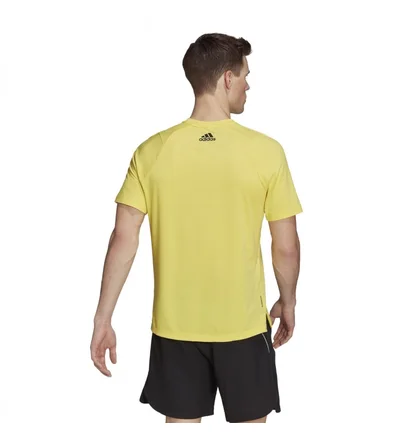 Футболка чоловіча Adidas Ti 3Bar Tee Yellow HK9530