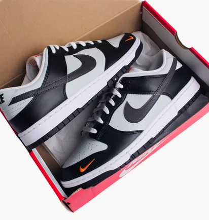 Кроссовки мужские Nike Dunk Low White/Black FN7808-001