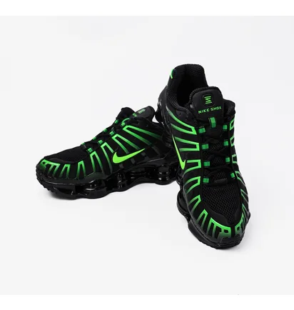 Кроссовки мужские Nike Shox Tl Black/Green AV3595-012