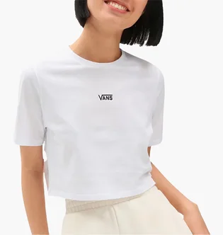 Футболка жіноча Vans Flying V Crop Crew Sport White Vn0A54Quwht