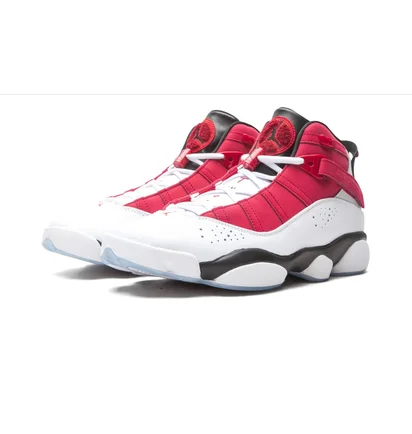 Кроссовки мужские Air Jordan 6 Rings White/Pink 322992-106