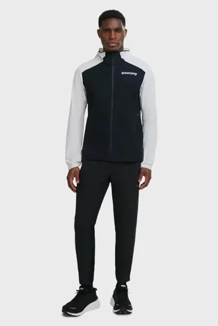 Ветровка мужская Saucony Hurricane Black/White SAM800360-WHBK