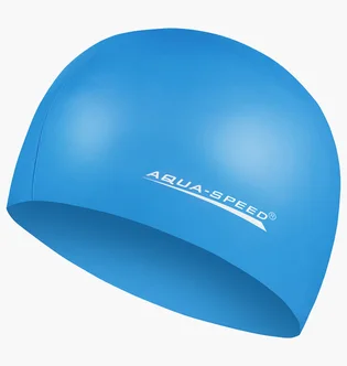 Шапочка для плавания Aqua speed Mega Light Blue 100-23