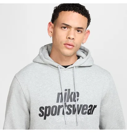 Худи мужское Nike Club Fleece Grey HJ2159-063
