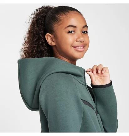 Толстовка детская Nike Sportswear Tech Fleece Green HV8695-338