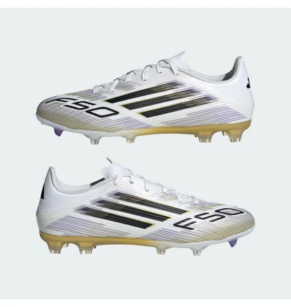 Бутсы унисекс Adidas F50 League White/Grey JI0005