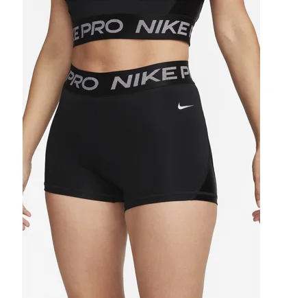 Шорты женские Nike Pro Mid-Rise 3 Shorts Black FB5586-010