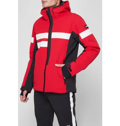 Куртка мужская Cmp Jacket Zip Hood Red 31W0107-C580