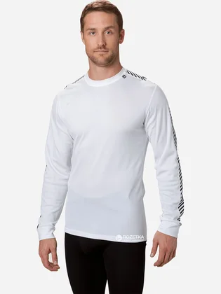 Термобілизна чоловіча Helly Hansen Lifa Stripe Crew White 48800-001