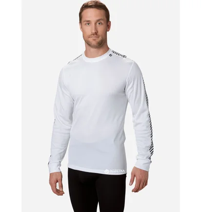 Термобелье мужское Helly Hansen Lifa Stripe Crew White 48800-001