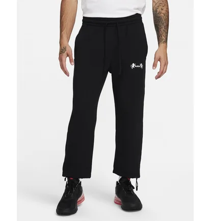 Штани чоловічі Nike Lebron Open Hem Fleece Pants Black FB7127-010
